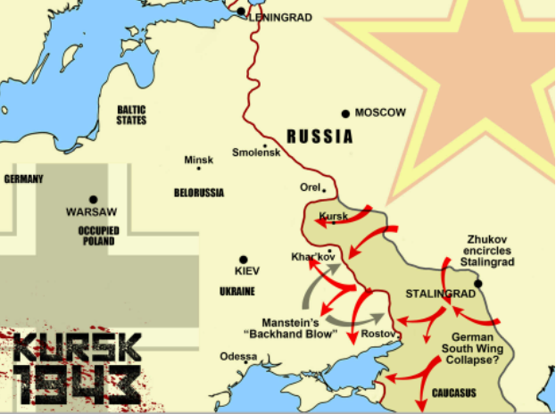 Click to enlarge east ukraine ww2 soviet defence nazi germany battle of kursk