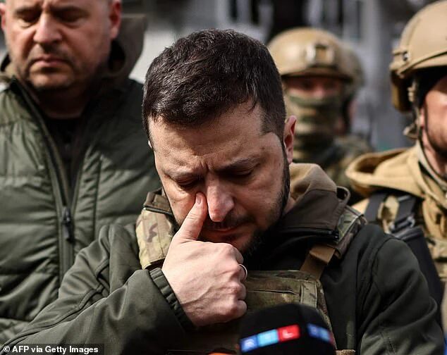 Click to enlarge Close of Zelensky
