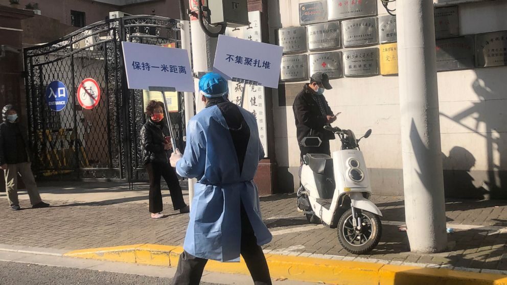 Shanghai covid health worker