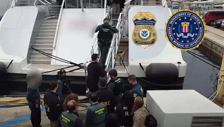 FBI seize yacht spain
