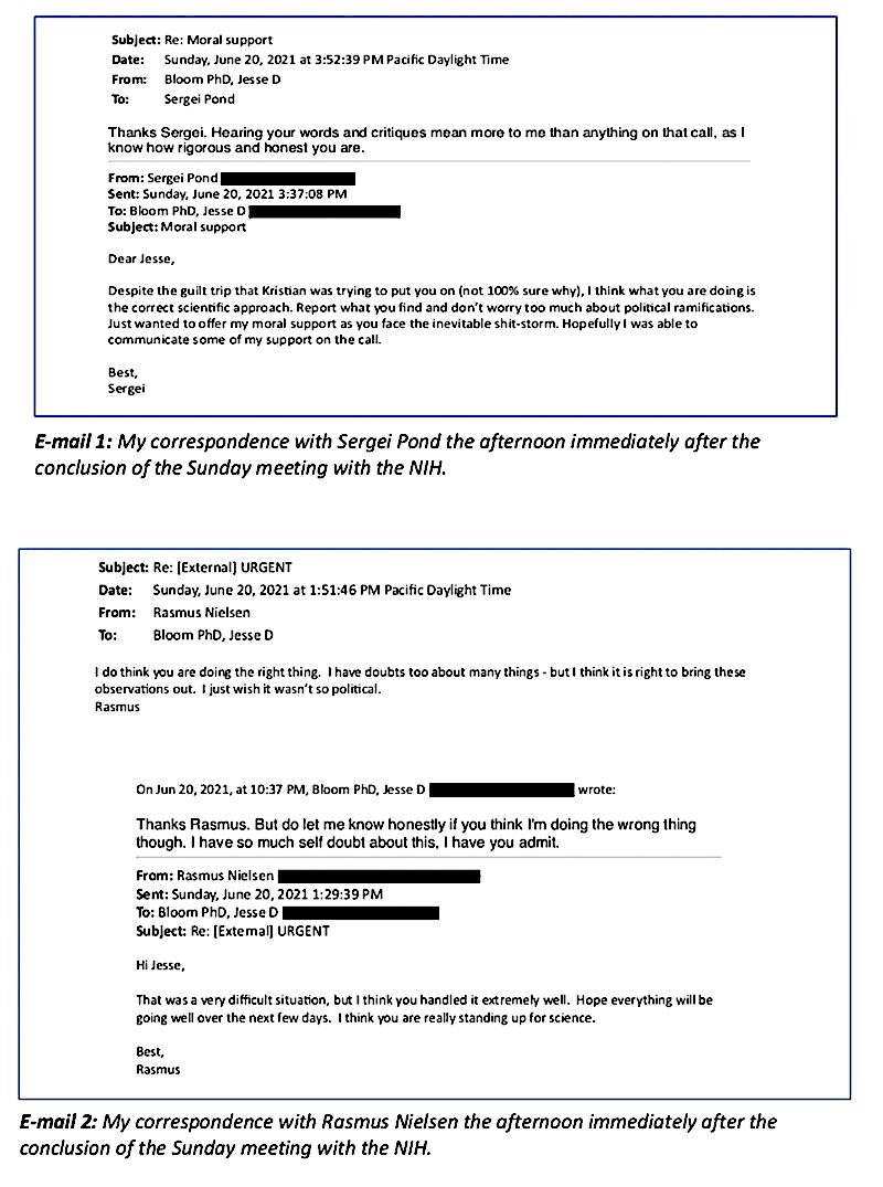 correspondence