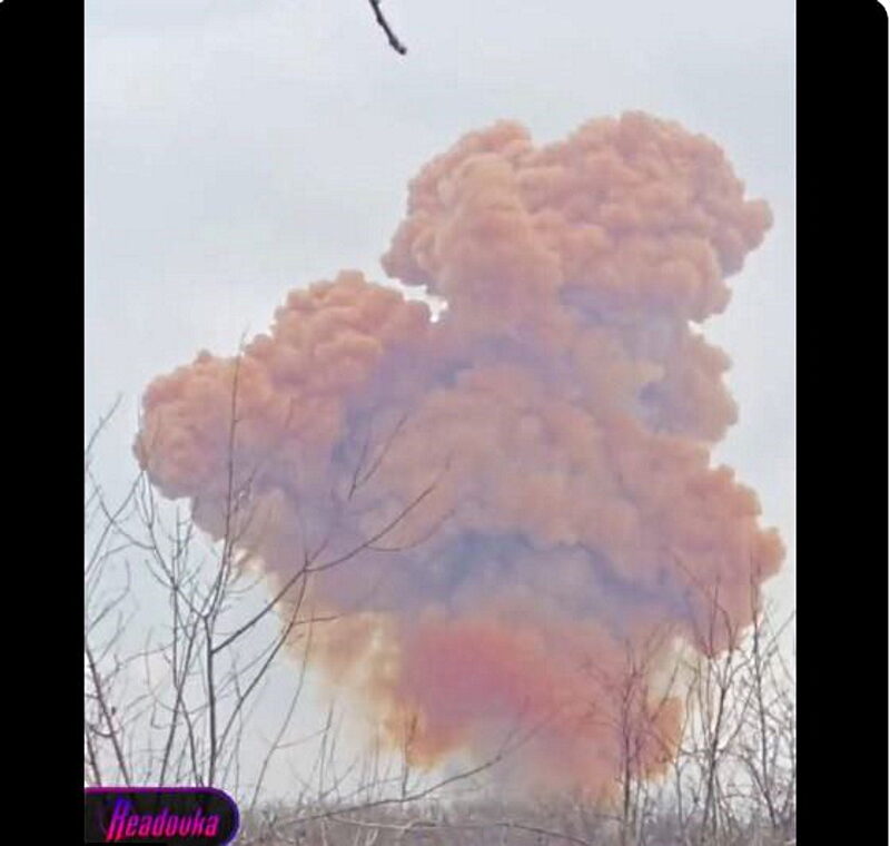 lughansk chemical plant explosion ukraine