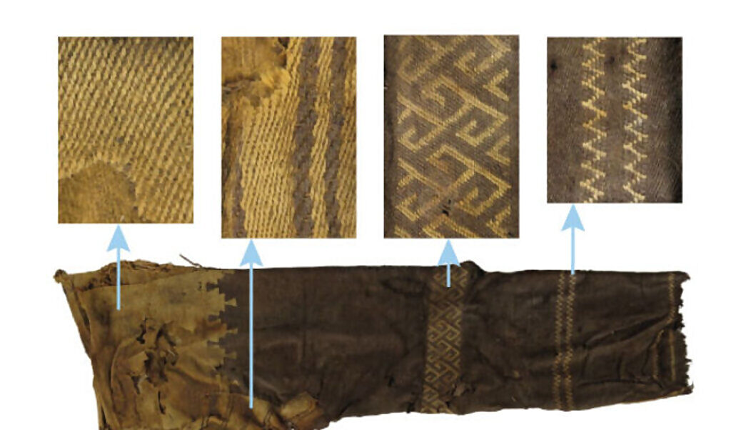 Click to enlarge 3000 year old pants weaving textiles
