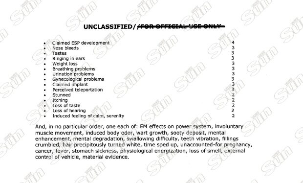 Click to enlarge pentagon report ufo injuies