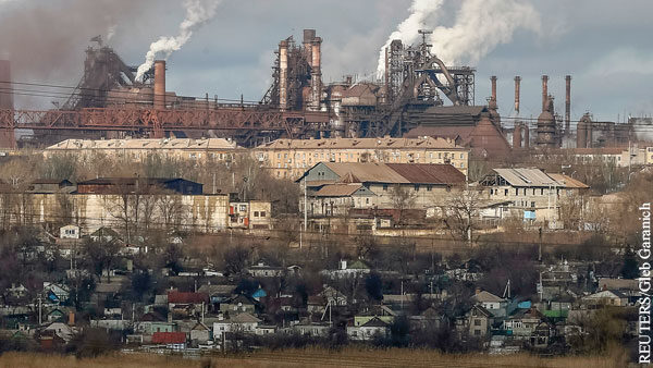 Click to enlarge steel plant Azovstal mariupol