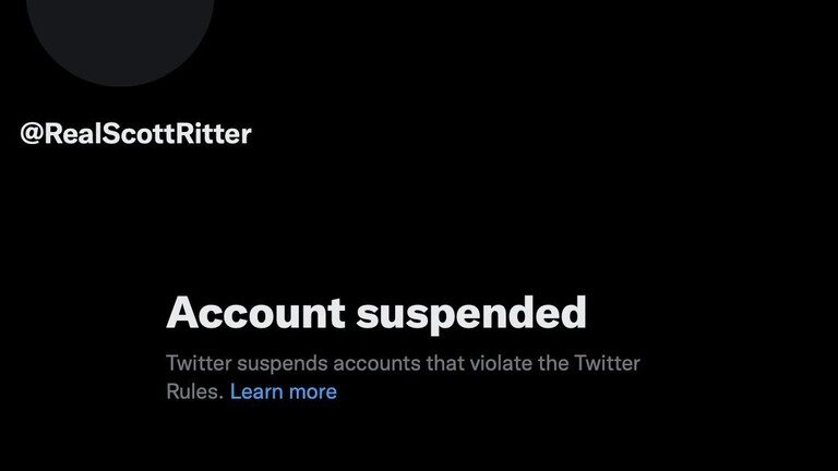 Click to enlarge scott ritter banned twitter