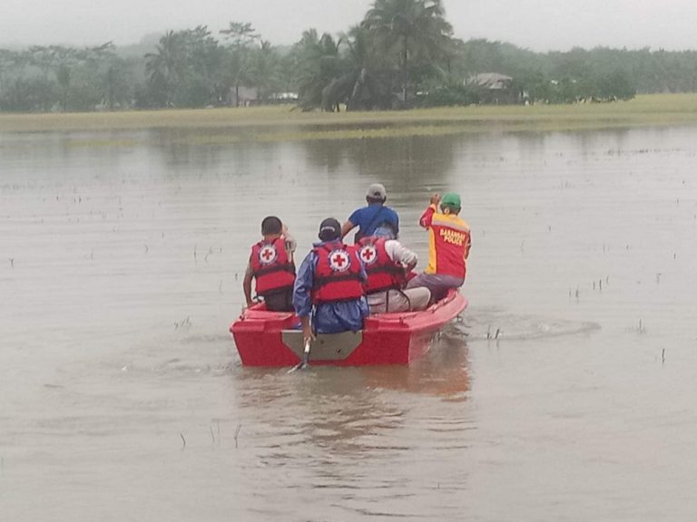 Floods in Davao de Oro, Philippines, April 2022.