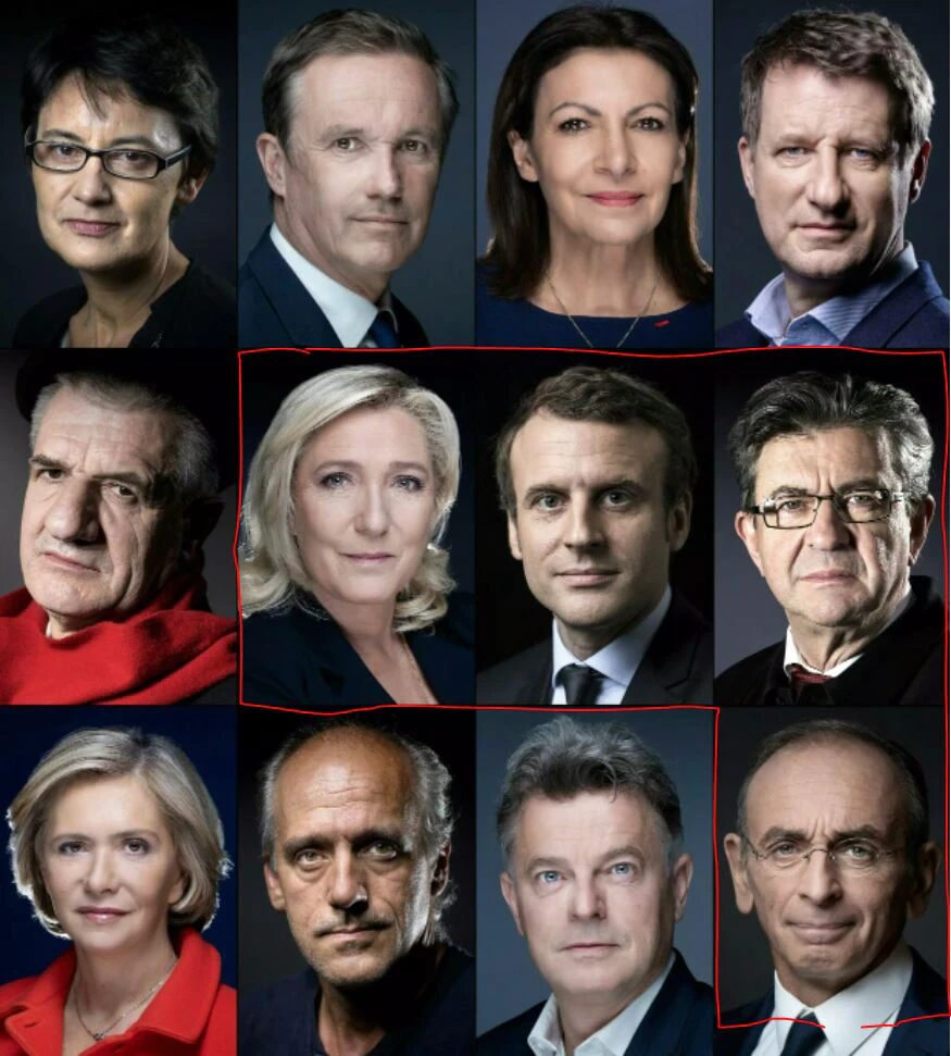 Click to enlarge French Pres CAndidates