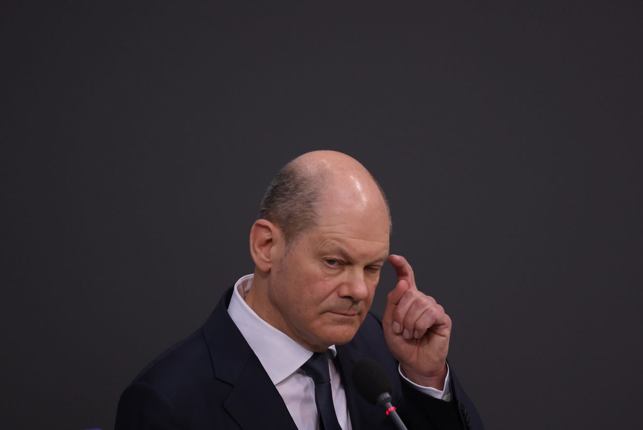 German Chancellor Olaf Scholz