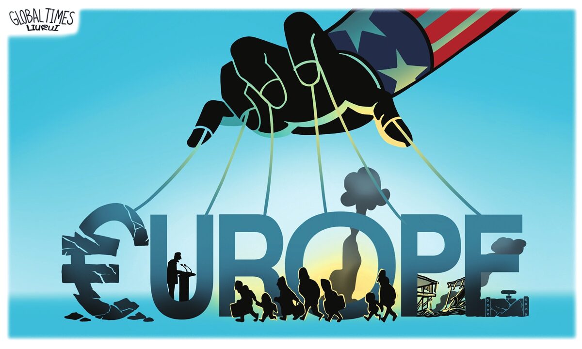 US manipulating Europe