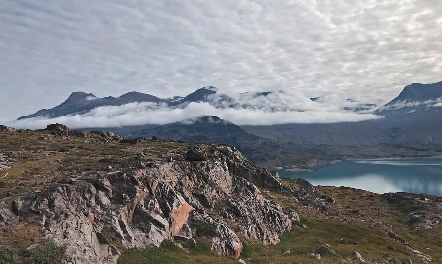 Click to enlarge Greenland fjord