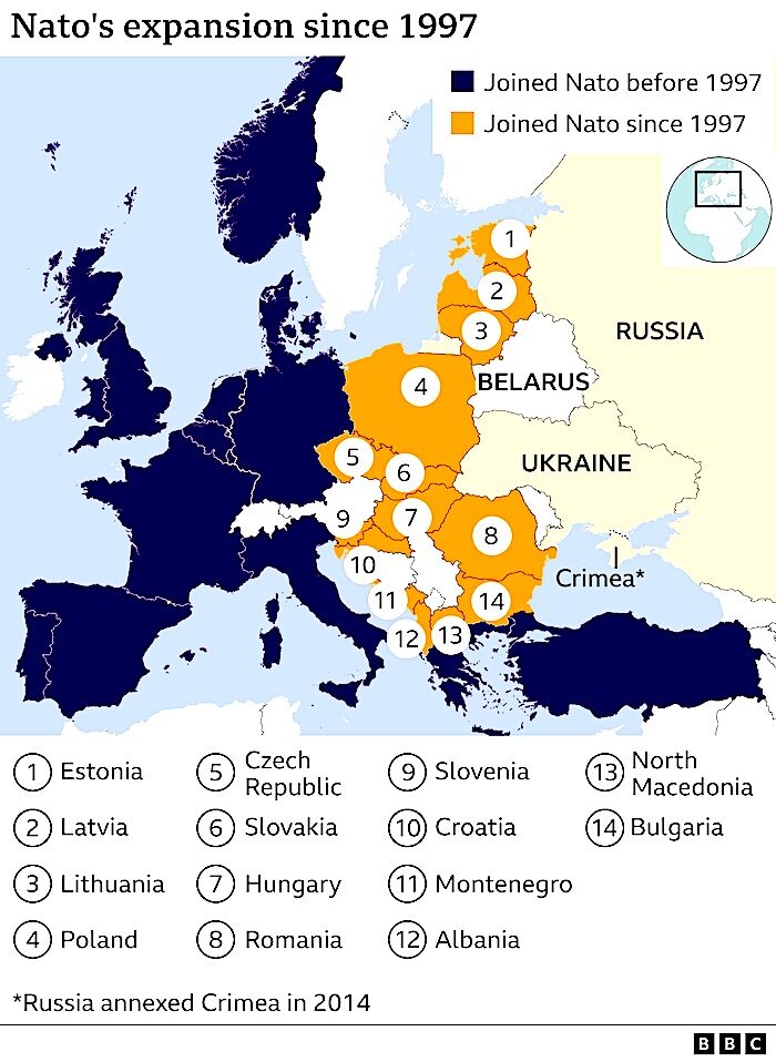 Click to enlarge NATO map