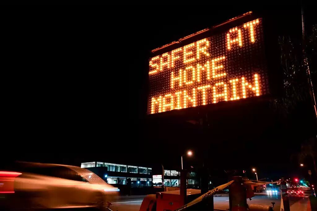 Click to enlarge covid road sign