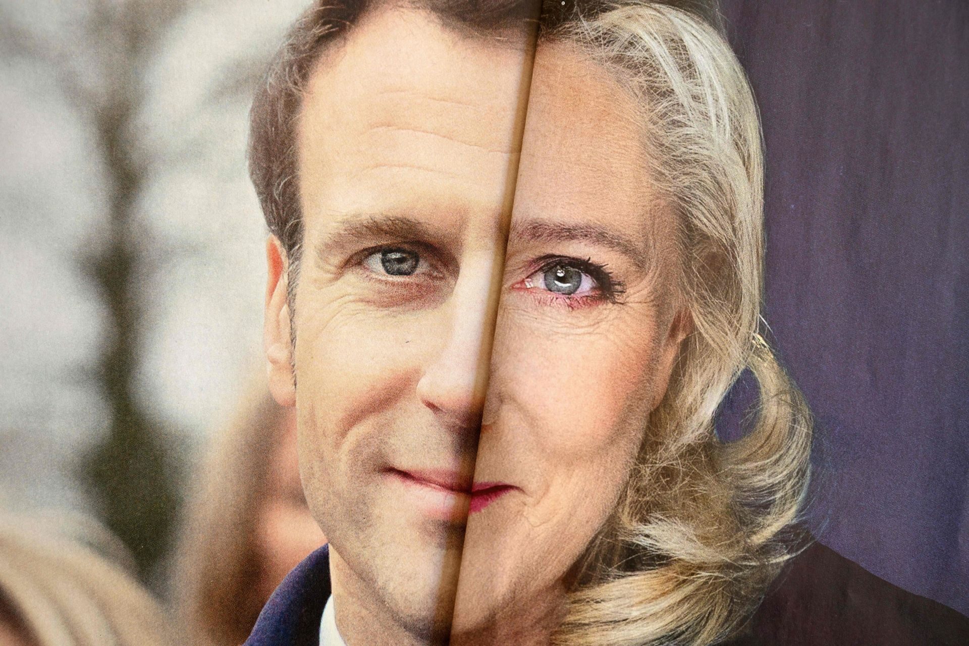 le pen macron