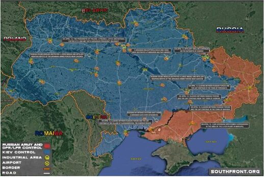 ukraine battlefield map russia