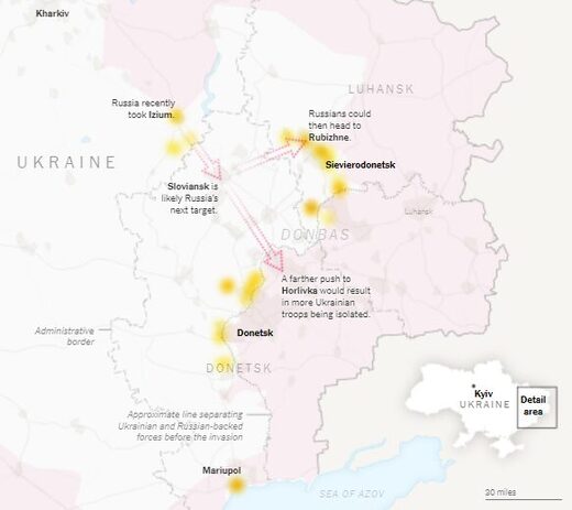 ukraine battlefield map russia