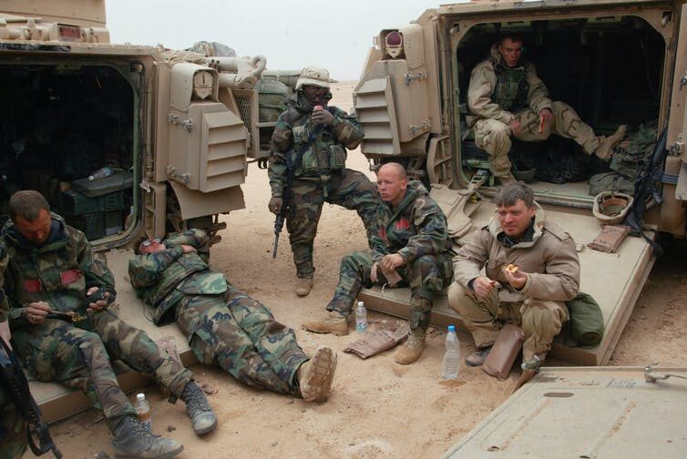 Click to enlarge Embedded journalist