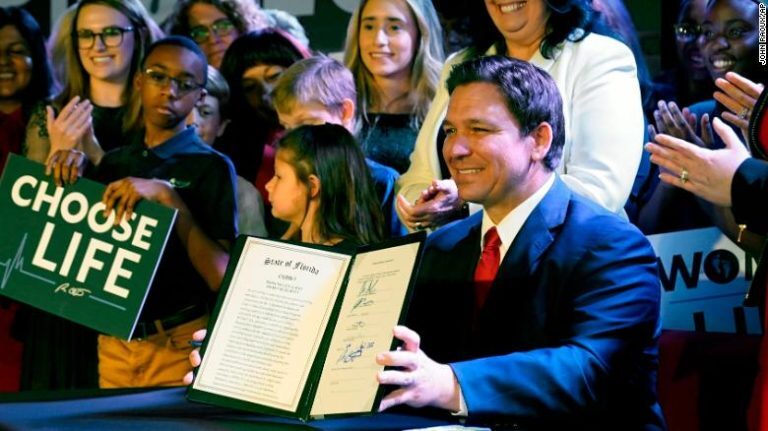 desantis signs 15 week abortion ban