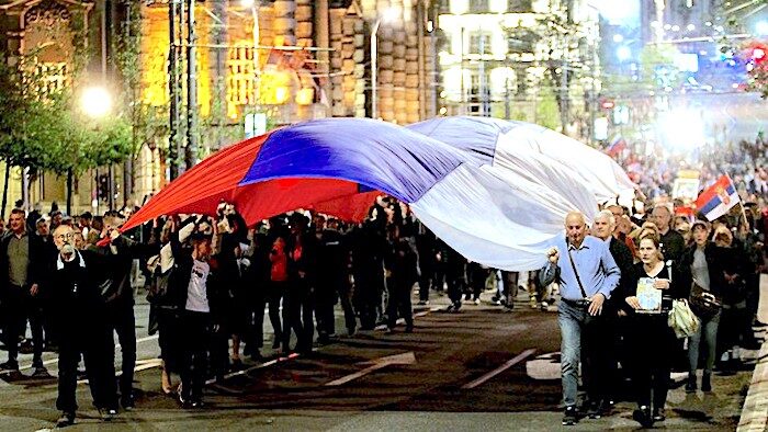 Belgrade protest