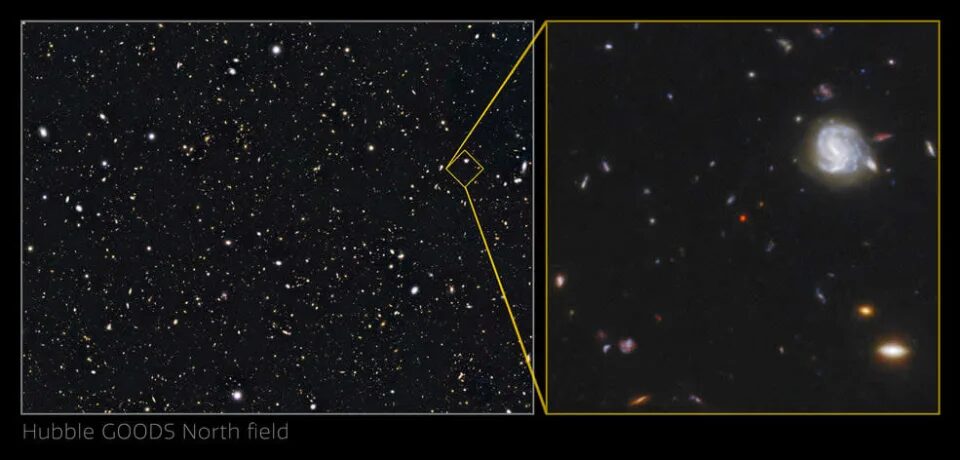 Click to enlarge GNz7q black hole hubble