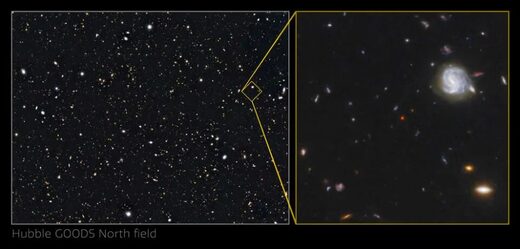 Click to enlarge GNz7q black hole hubble