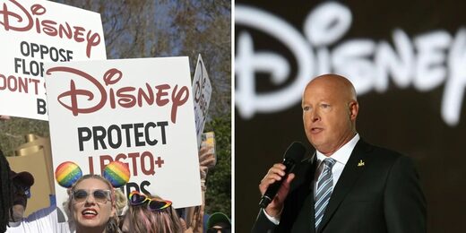 disney protesters Bob Chapek