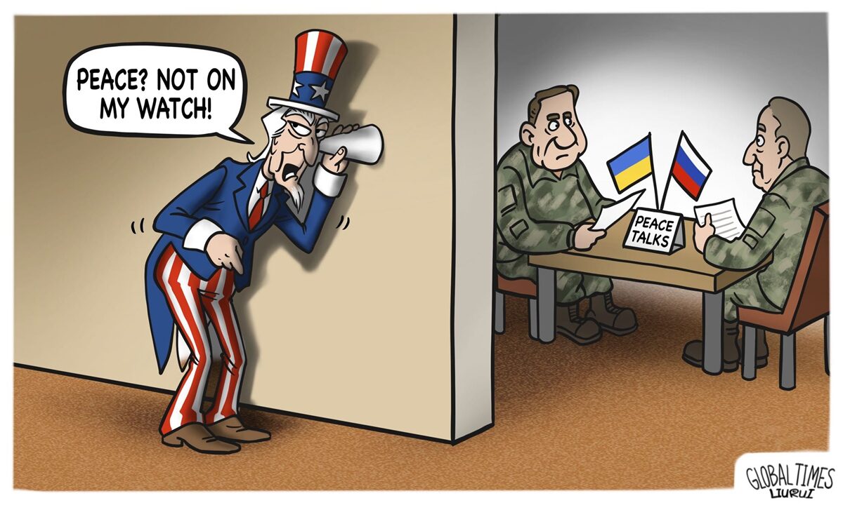 Peace talks Illustration.