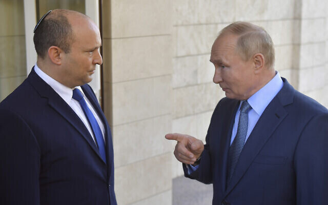 Click to enlarge Putin Bennett