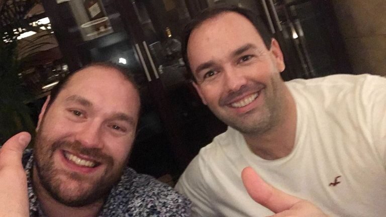 Click to enlarge Tyson Fury with Daniel Kinahan