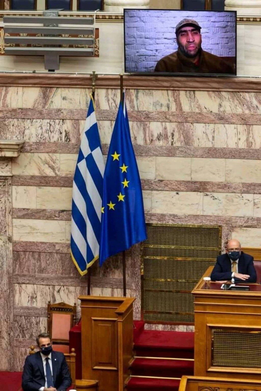 Click to enlarge Greek PM Kyriakos Mitsotakis