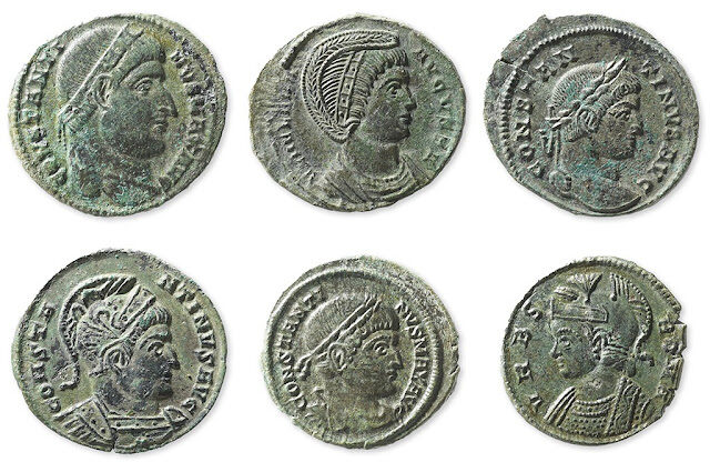 Click to enlarge roman coin hoard switzerland