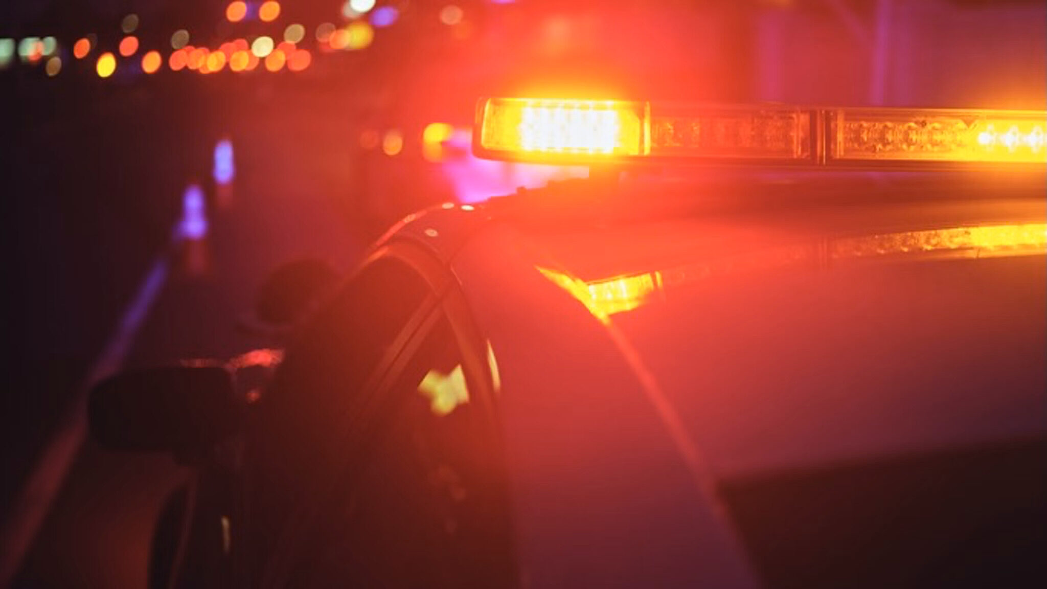 police lights cherries cruiser