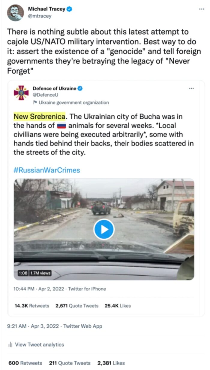 Click to enlarge Tracy tweet