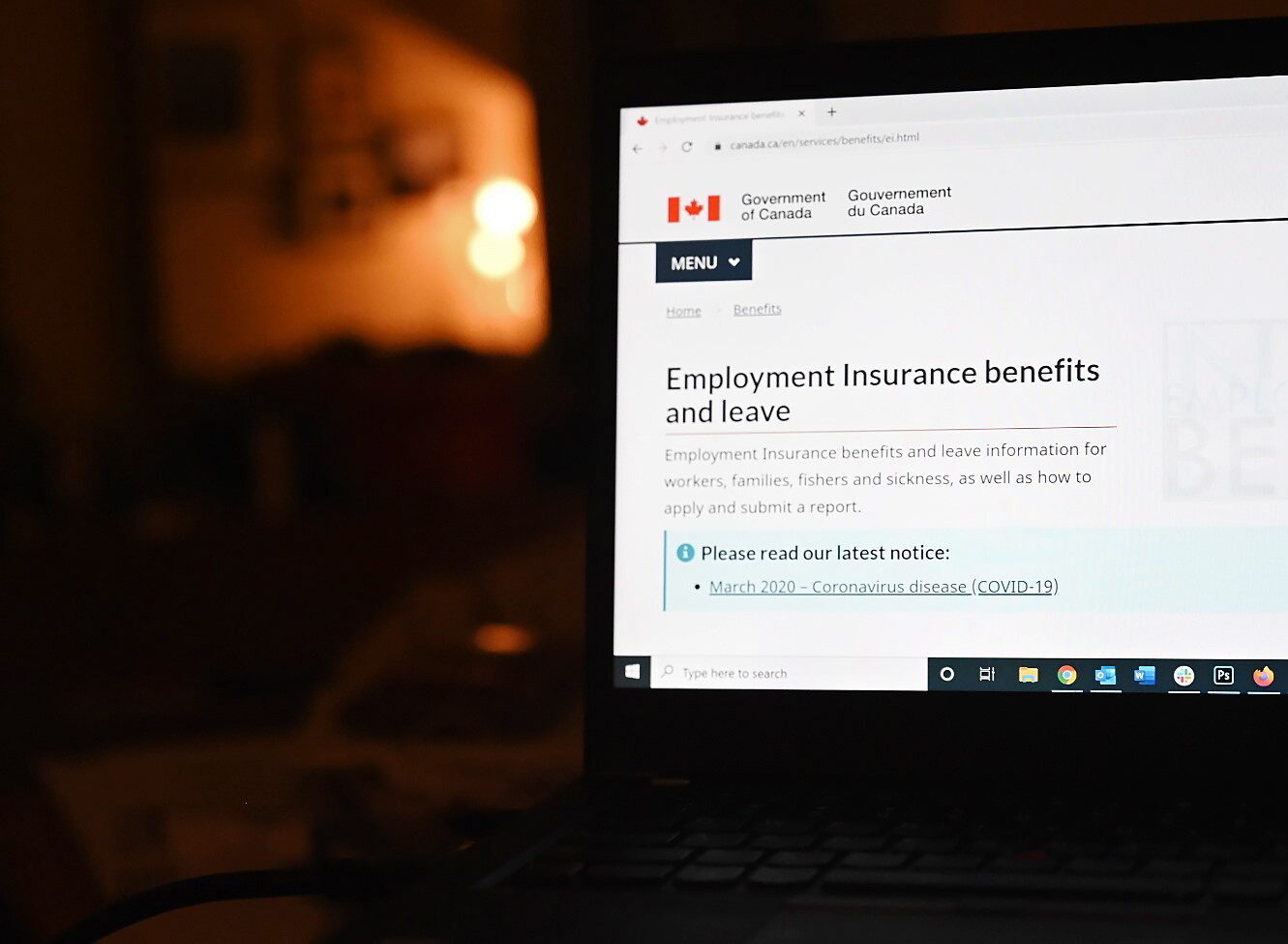 canada unemployment benefits form