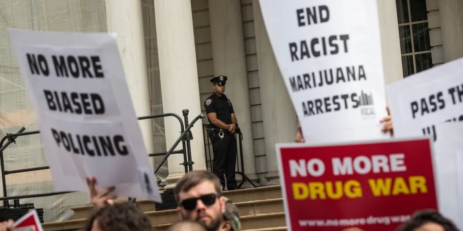 Click to enlarge marijuana protest
