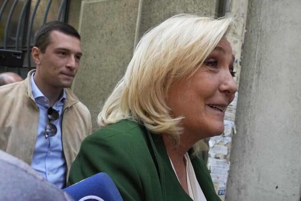 Click to enlarge Marine Le Pen