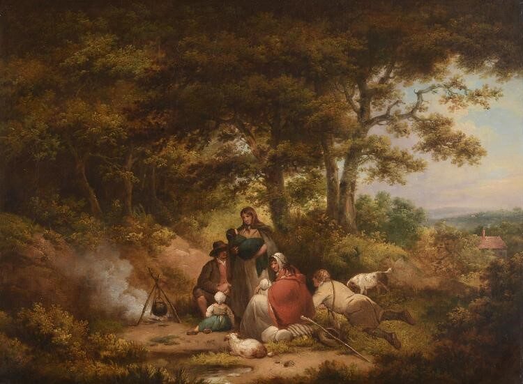 Click to enlarge George Moorland Painting