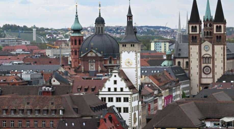 Click to enlarge Würzburg city Germany cathedral
