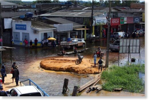 Floods in Amapá Brazil April 2022.