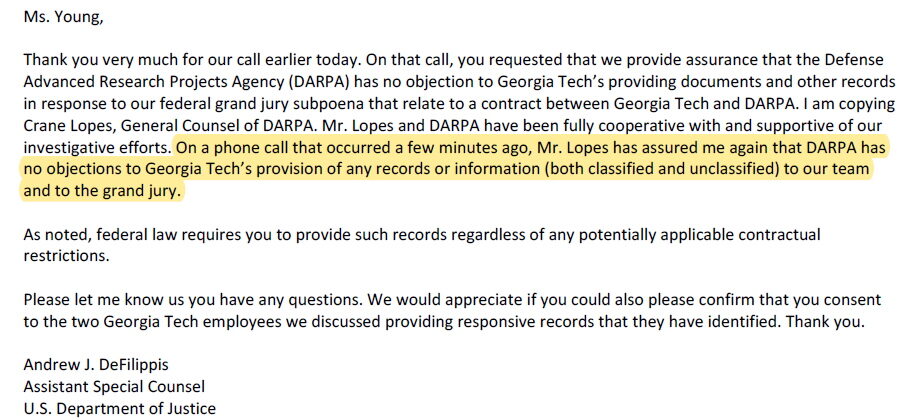 russiagate darpa georgia tech doj spy trump