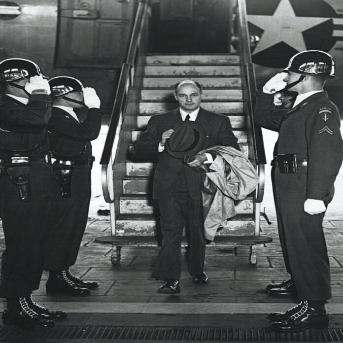 George F. Kennan at Tempelhof Airport