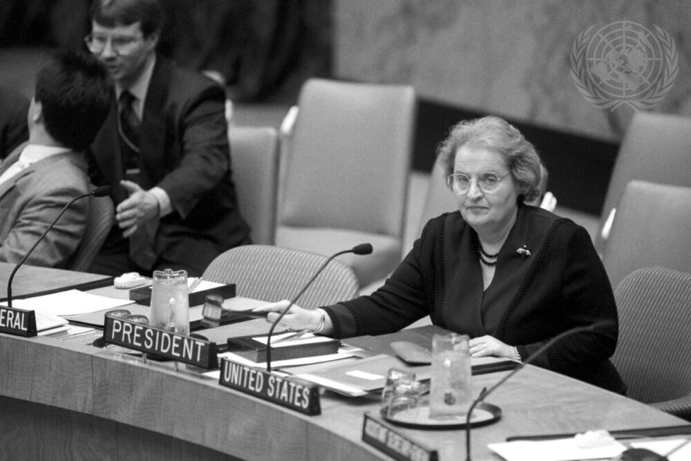 Click to enlarge Madeleine Albright