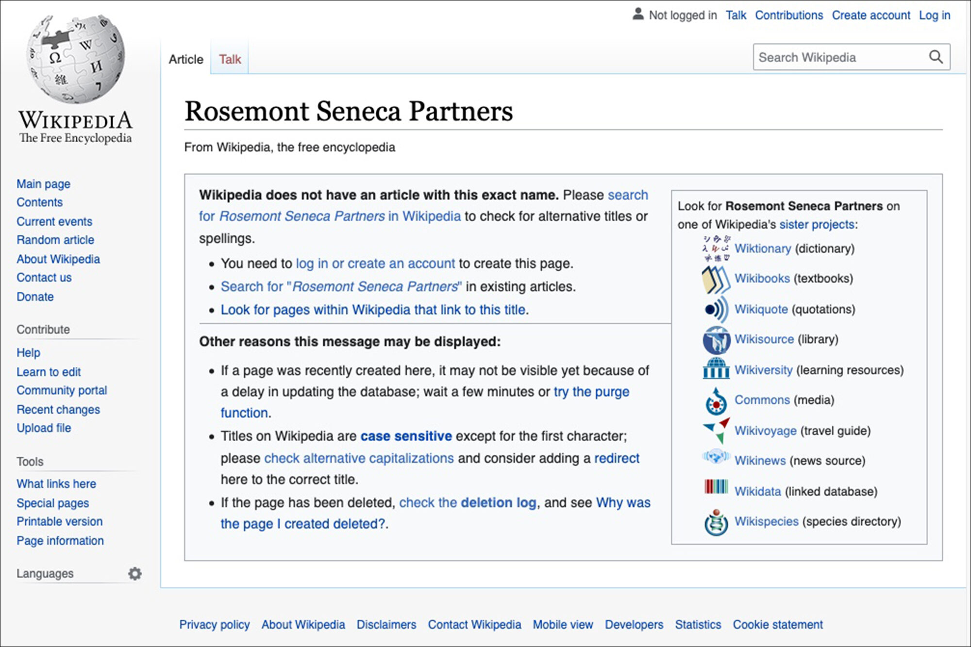 wikipedia rosemont seneca edited hunter biden censorship