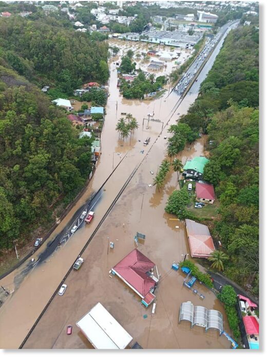 Floods in Guadeloupe, April 2022