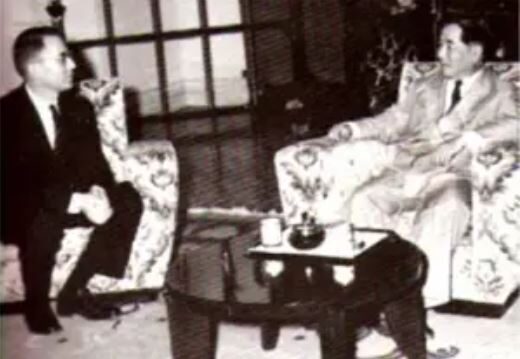 Colby sits with Ngo Dinh Diem