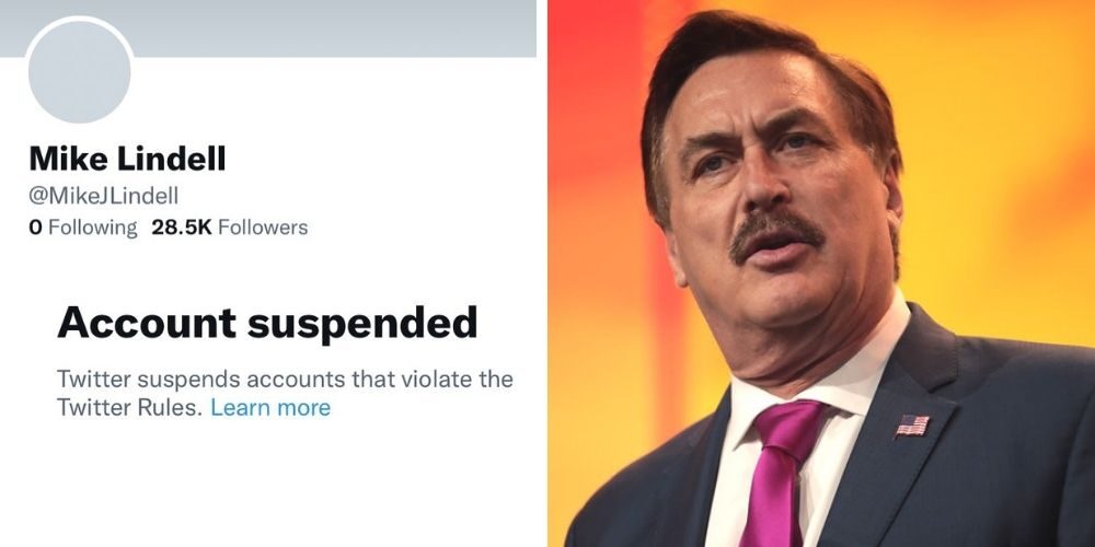 mike lindell twitter ban
