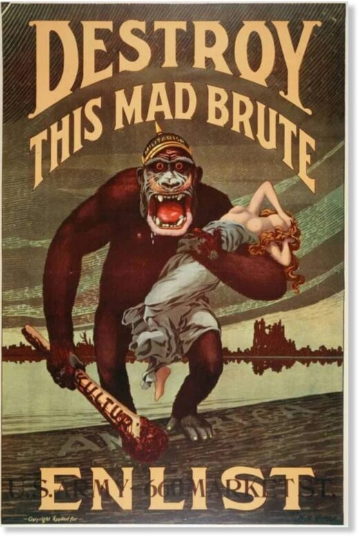 American propaganda poster. Harry Ryle Hopps (1917)