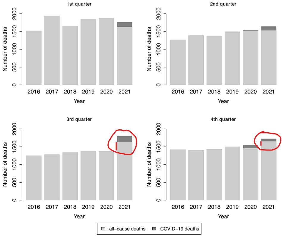 Spike in Deaths Concurrent With Vaccinations
