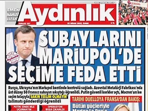 turkish headline banderites