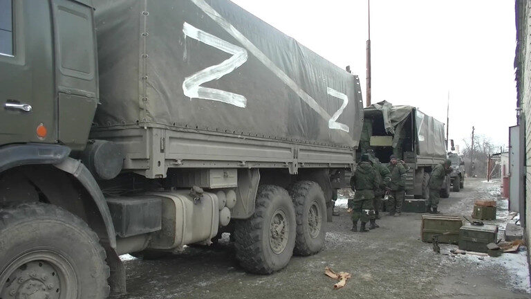 Click to enlarge Russian military truck